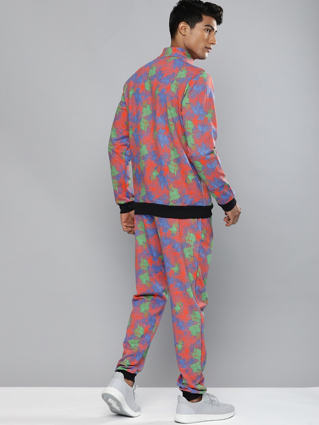 Clothing Tracksuits | HRX By Hrithik Roshan Lifestyle Men Multicoloured Bio-Wash AOP Tracksuits - WS48781