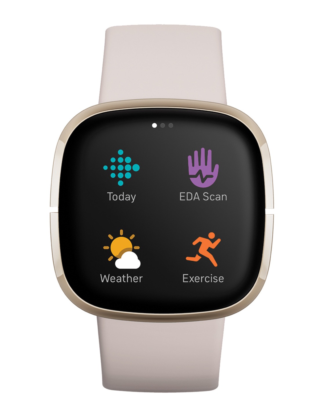Accessories Smart Watches | Fitbit Unisex Grey Sense Smart Watches FB512GLWT - GR10078