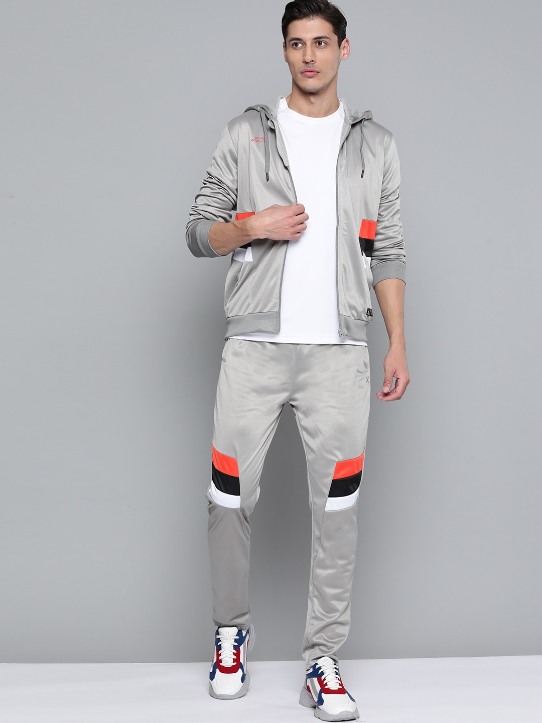 Clothing Tracksuits | HRX By Hrithik Roshan Basketball Men Wet Weather Rapid-Dry Solid Tracksuits - JF55854