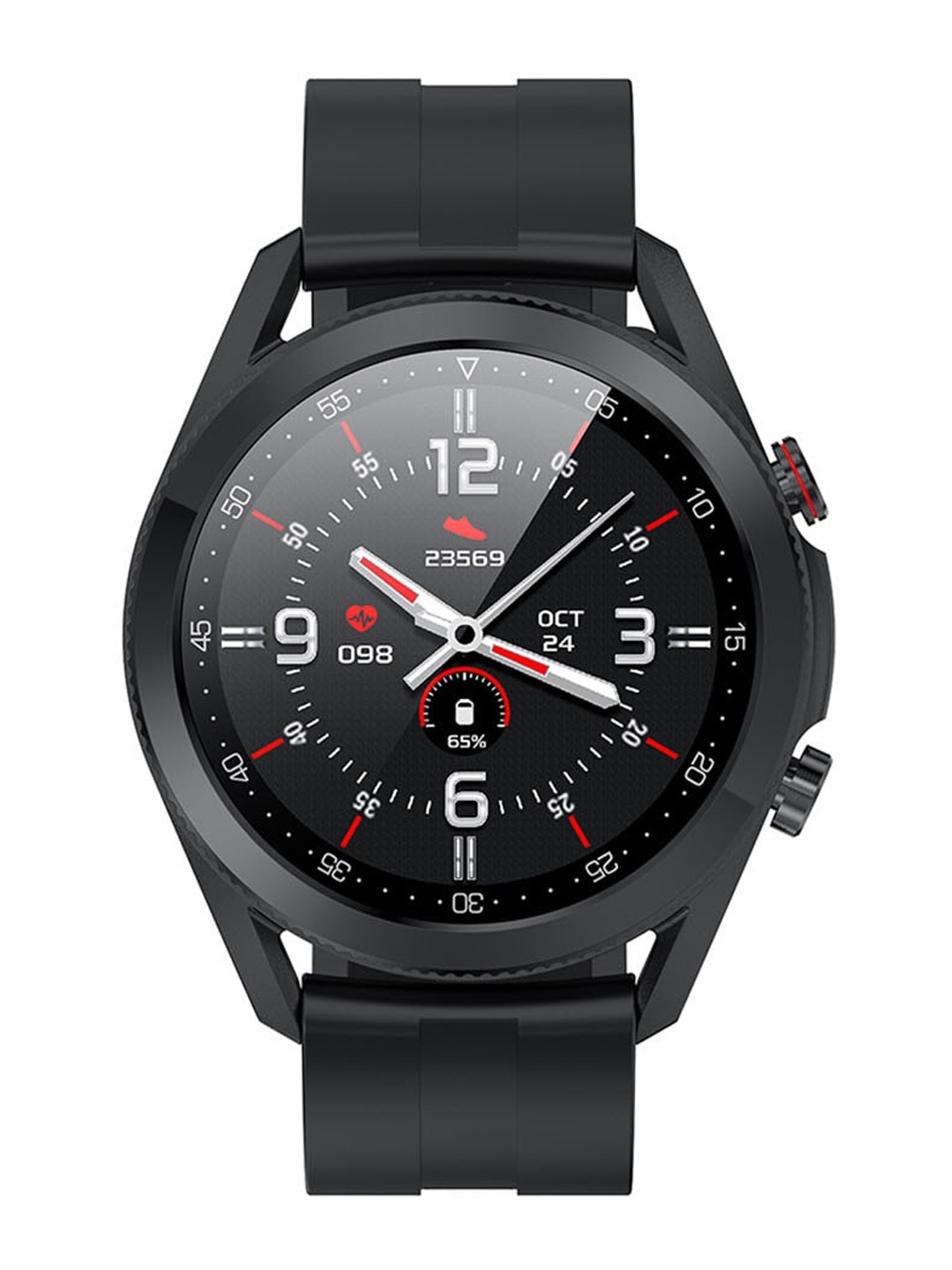 Accessories Smart Watches | French Connection Unisex Black Solid Bluetooth Connected Touch Watch L19-C - UC81329