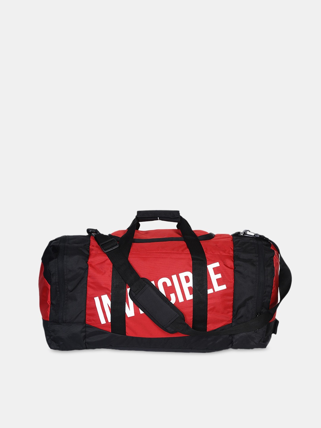 Accessories Duffel Bag | Invincible Red & Black Printed Large Duffle Bag 54 L - WS99311