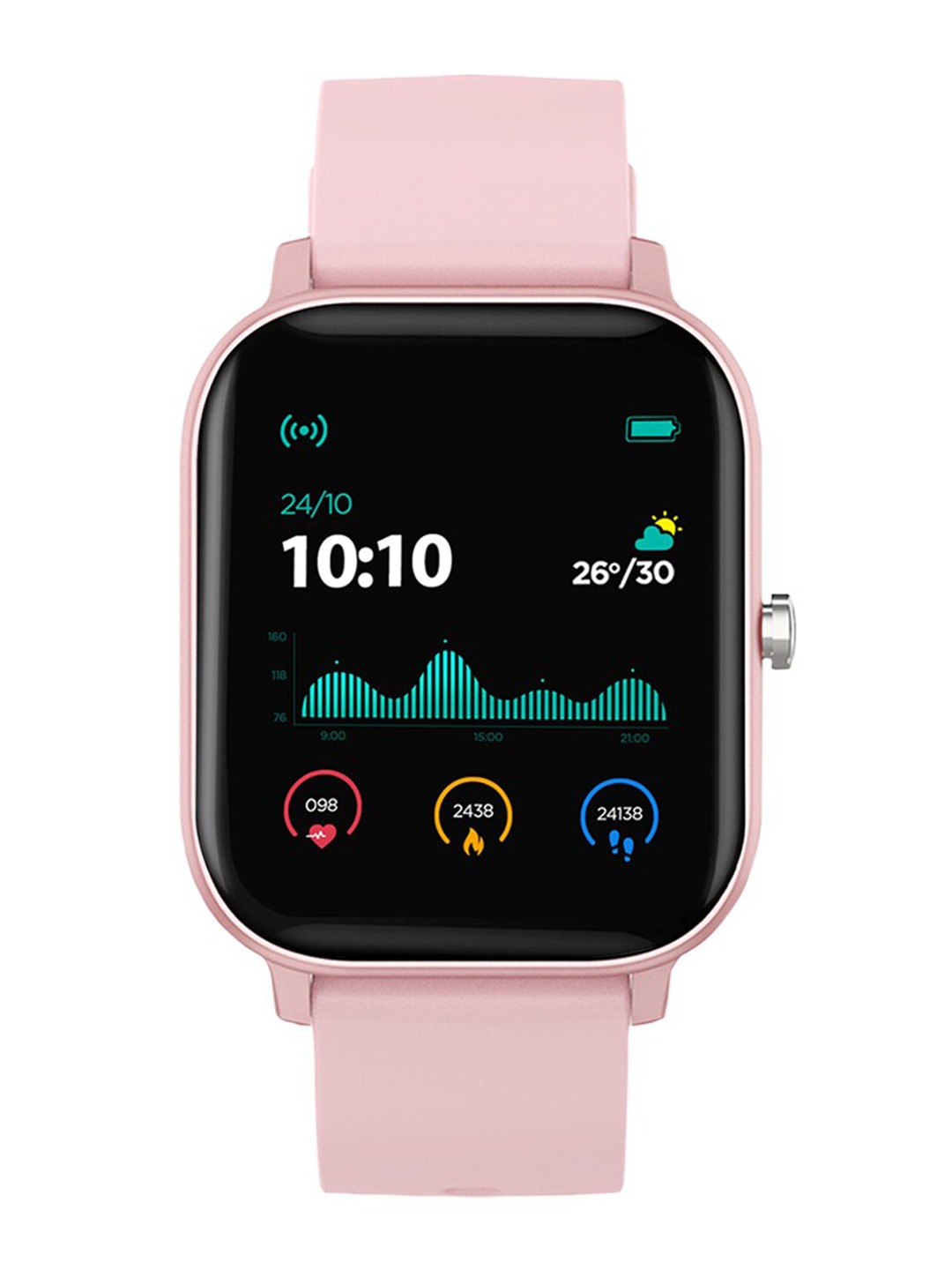 Accessories Smart Watches | pebble Pink Solid Bluetooth Smart Watch PFB05 - KV67929