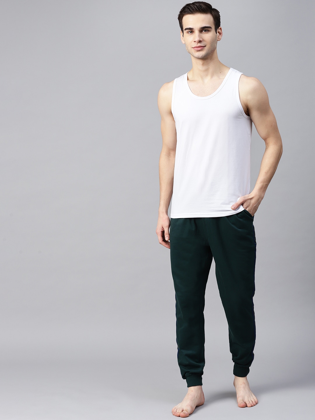 Clothing Innerwear Vests | Marks & Spencer Men Pack of 3 White Solid Innerwear Vests - GS17398