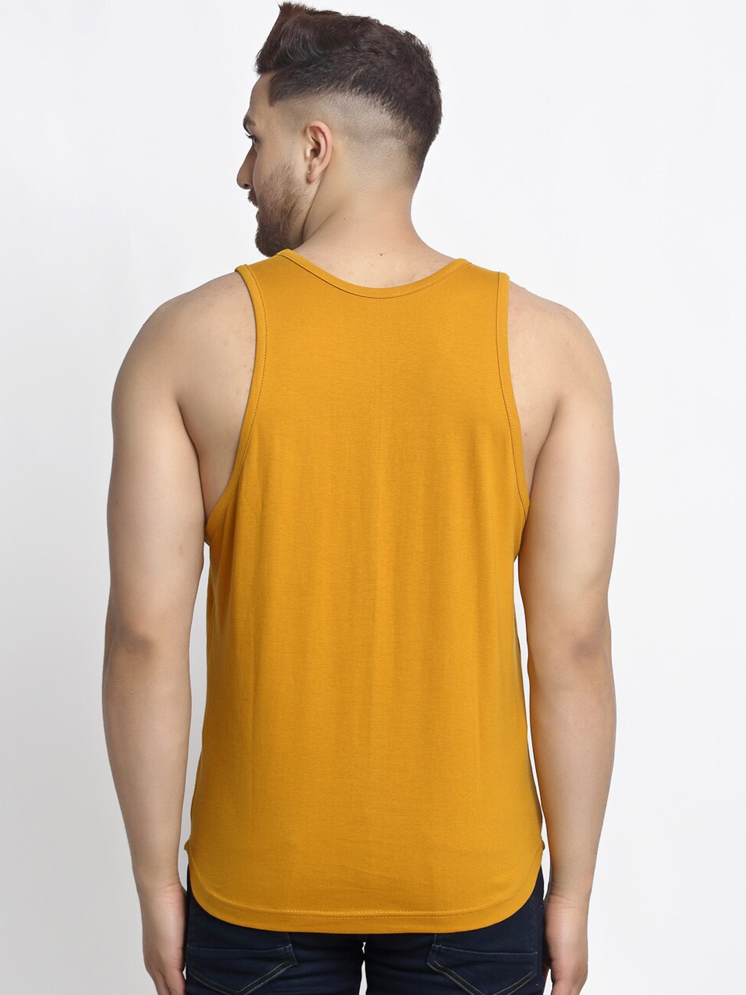 Clothing Innerwear Vests | Friskers Men Pack Of 2 Printed Cotton Innerwear Vest - OL60052