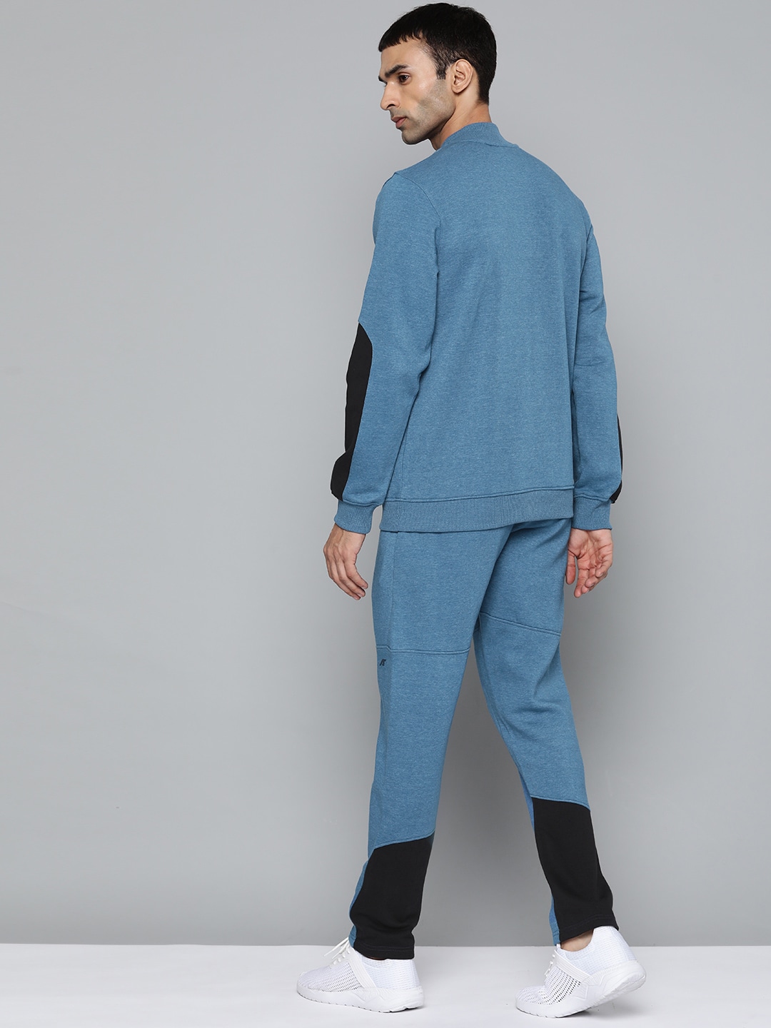 Clothing Tracksuits | Alcis Men Blue & Black Solid Track Suits - CC73684