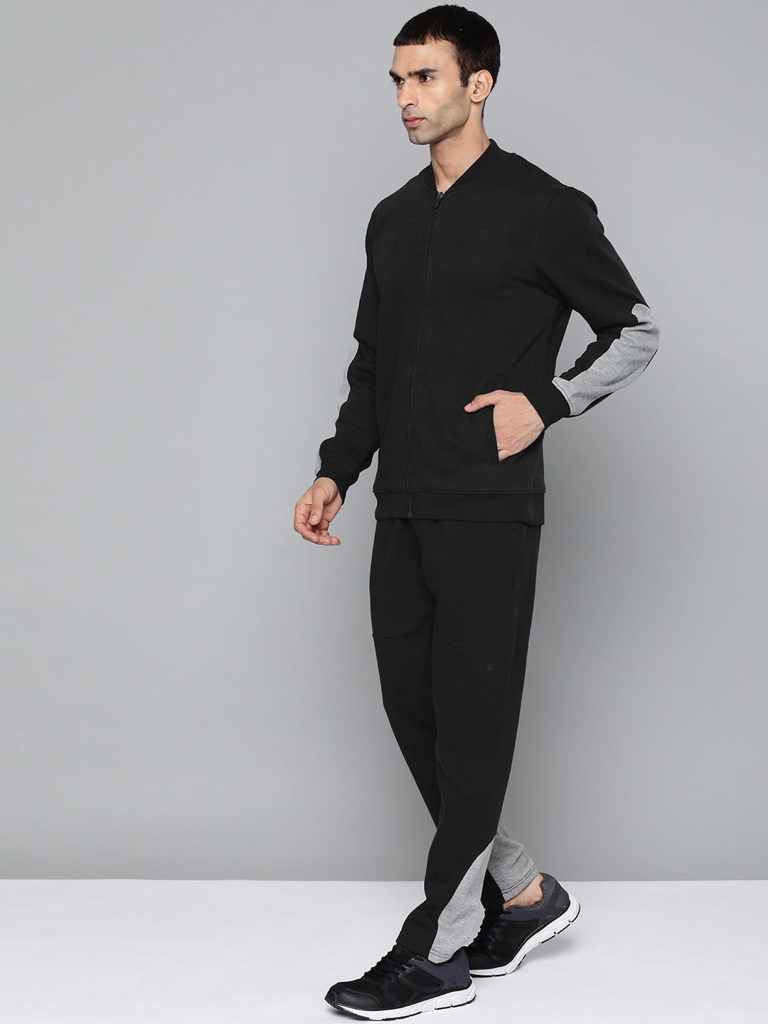 Clothing Tracksuits | Alcis Men Black Solid Track Suits - PP01536