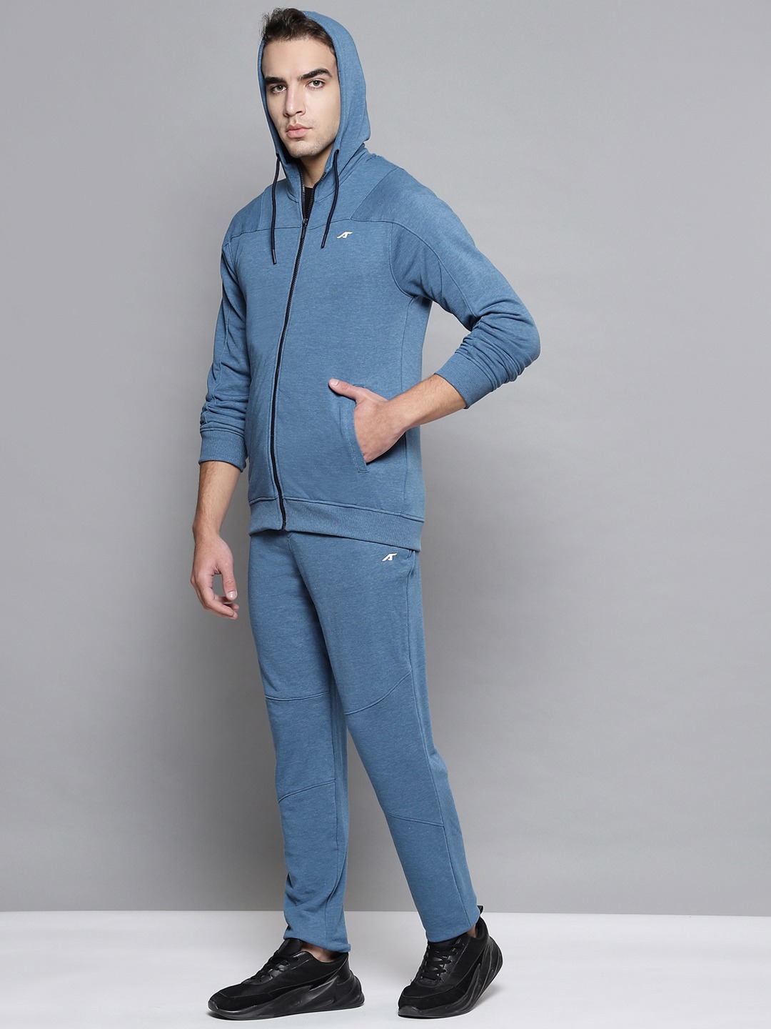 Clothing Tracksuits | Alcis Men Blue Solid Tracksuits - NJ64430