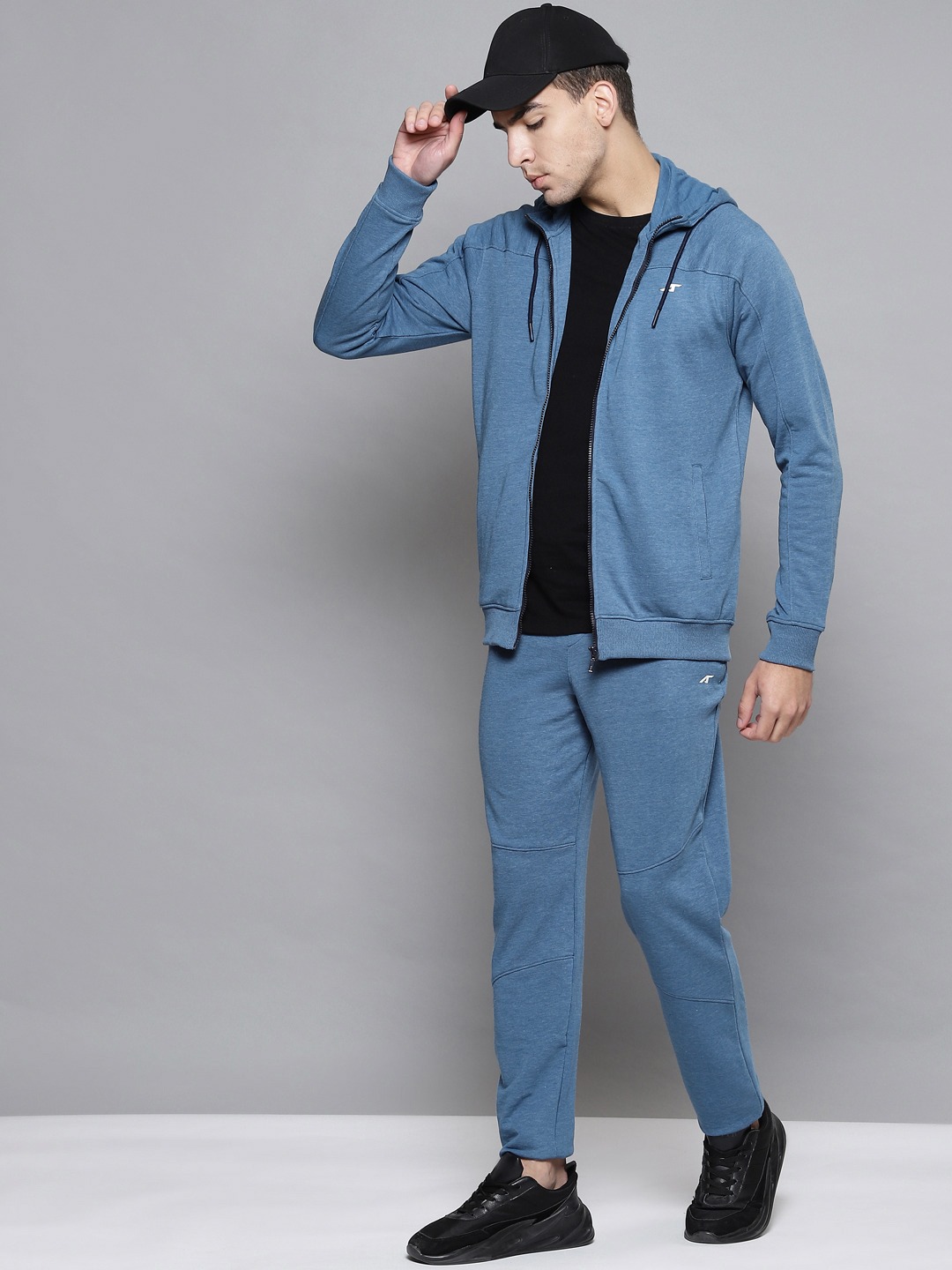 Clothing Tracksuits | Alcis Men Blue Solid Tracksuits - NJ64430