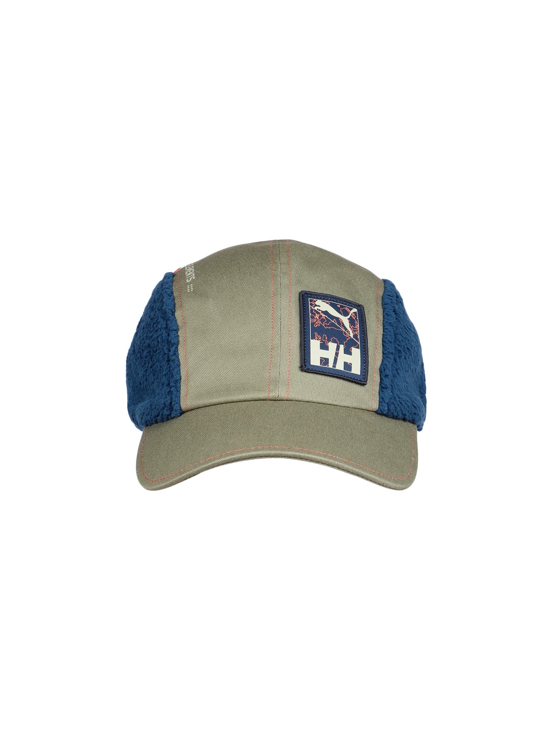 Accessories Caps | Puma Unisex Green & Blue Printed Baseball Cap - BF06096