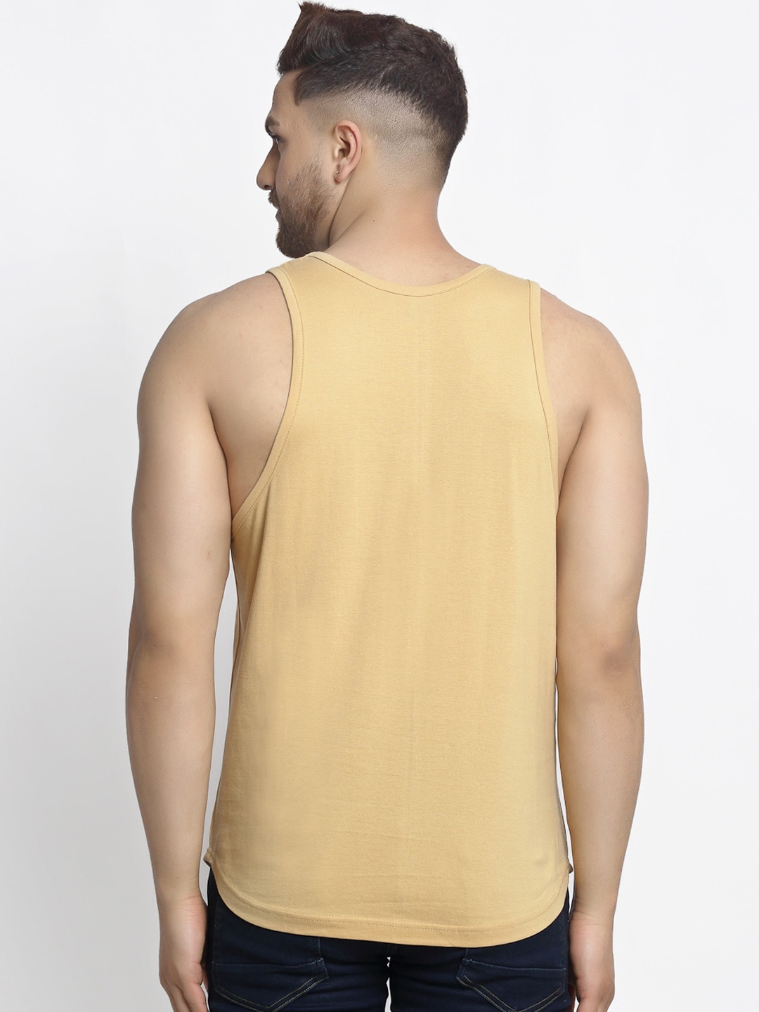 Clothing Innerwear Vests | Friskers Pack Of 2 Printed Sleeveless Gym Vest - RV64990