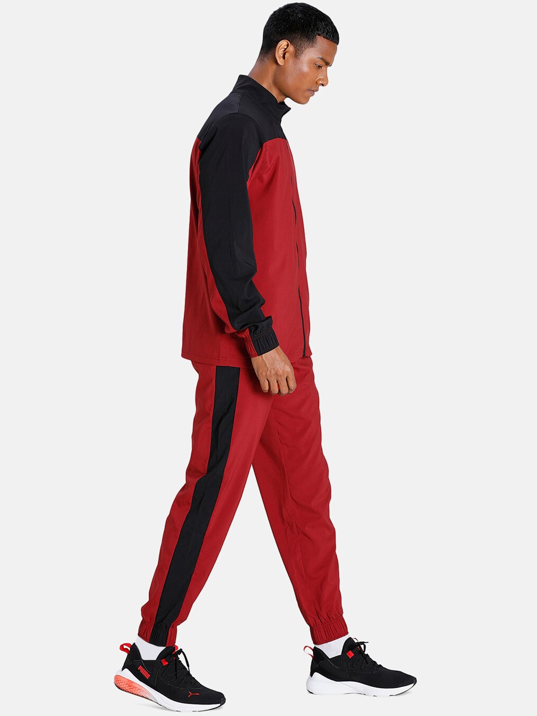 Clothing Tracksuits | Puma Men Red & Black TRAIN Favourite Tracksuit - MG21314