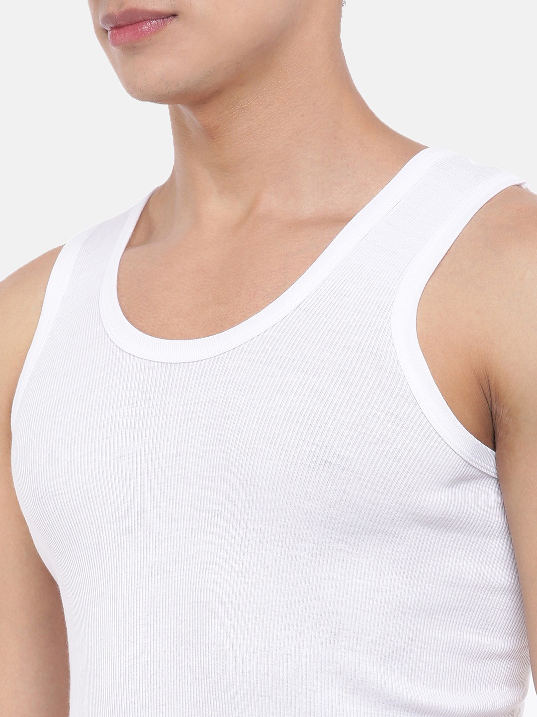 Clothing Innerwear Vests | Dollar Bigboss Men Pack Of 6 Solid Pure Super Combed Cotton Innerwear Vests - NW09568