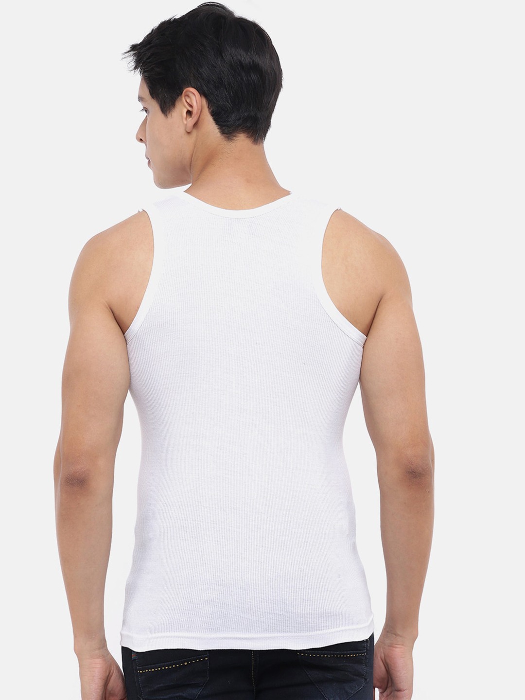 Clothing Innerwear Vests | Dollar Bigboss Men Pack Of 6 Solid Pure Super Combed Cotton Innerwear Vests - NW09568