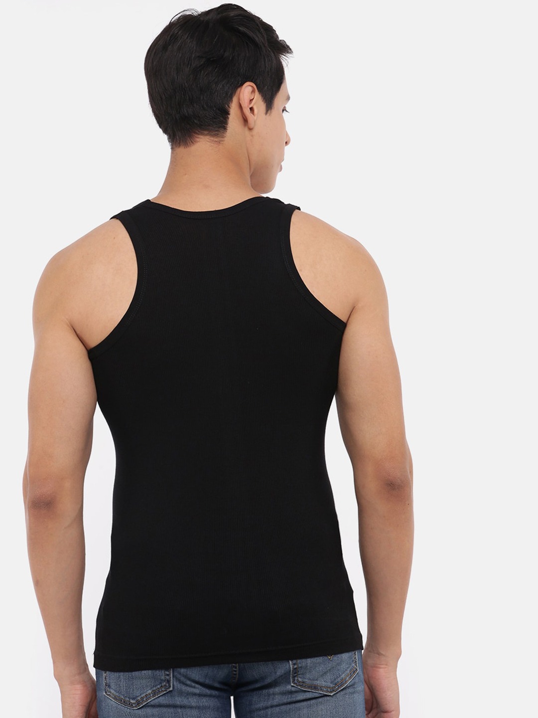 Clothing Innerwear Vests | Dollar Bigboss Men Pack Of 4 Solid Combed Cotton Innerwear Vest - FK91978