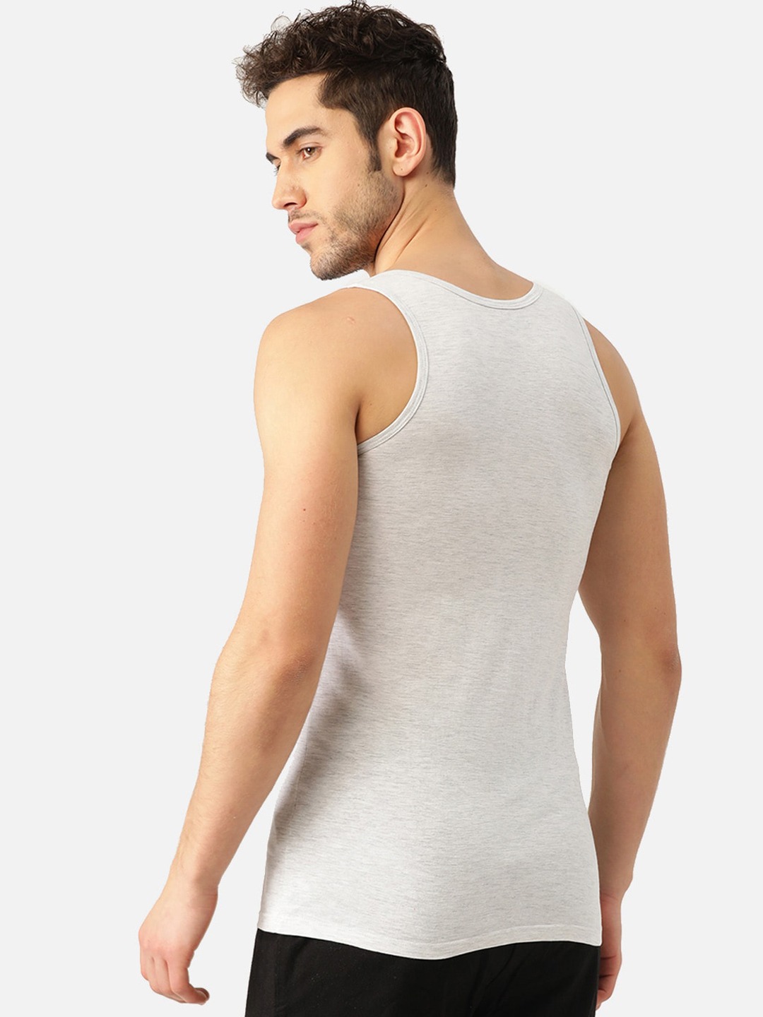 Clothing Innerwear Vests | ROMEO ROSSI Men Pack of 2 Assorted Cotton Innerwear Vests - IX16250