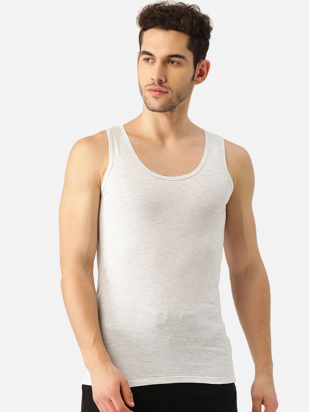 Clothing Innerwear Vests | ROMEO ROSSI Men Pack of 2 Assorted Cotton Innerwear Vests - IX16250