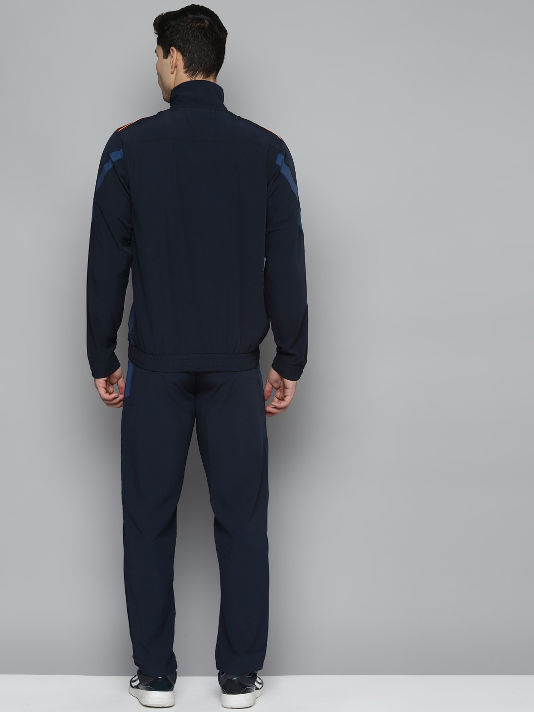 Clothing Tracksuits | Alcis Men Navy Blue Solid Tracksuits - ZQ81006