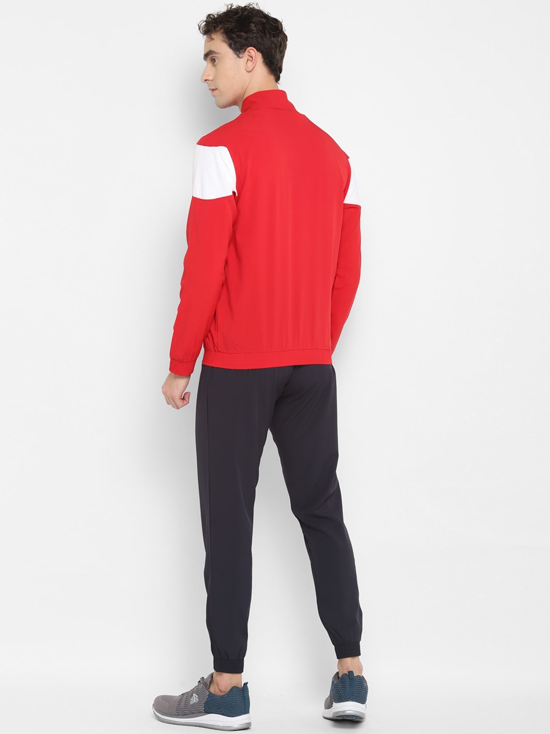 Clothing Tracksuits | Yuuki Men Navy Blue & Red Colourblocked Tracksuit - ON85425