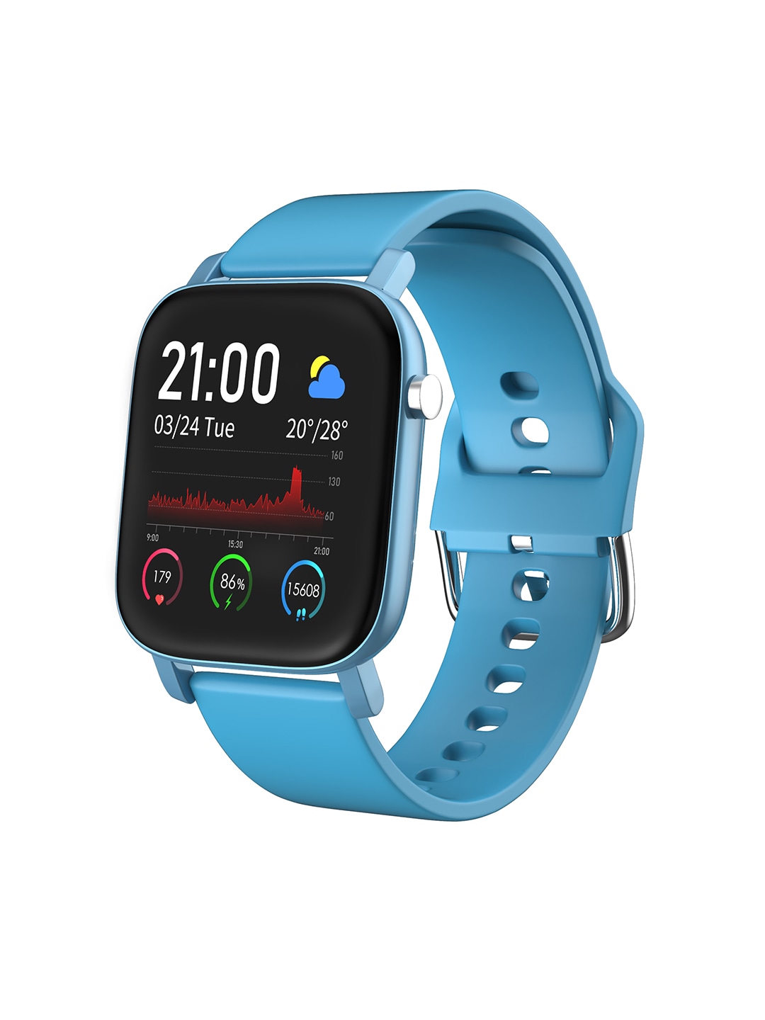 Accessories Smart Watches | AQFIT W11 Bluetooth Smart Watch- Power Blue - UK59319