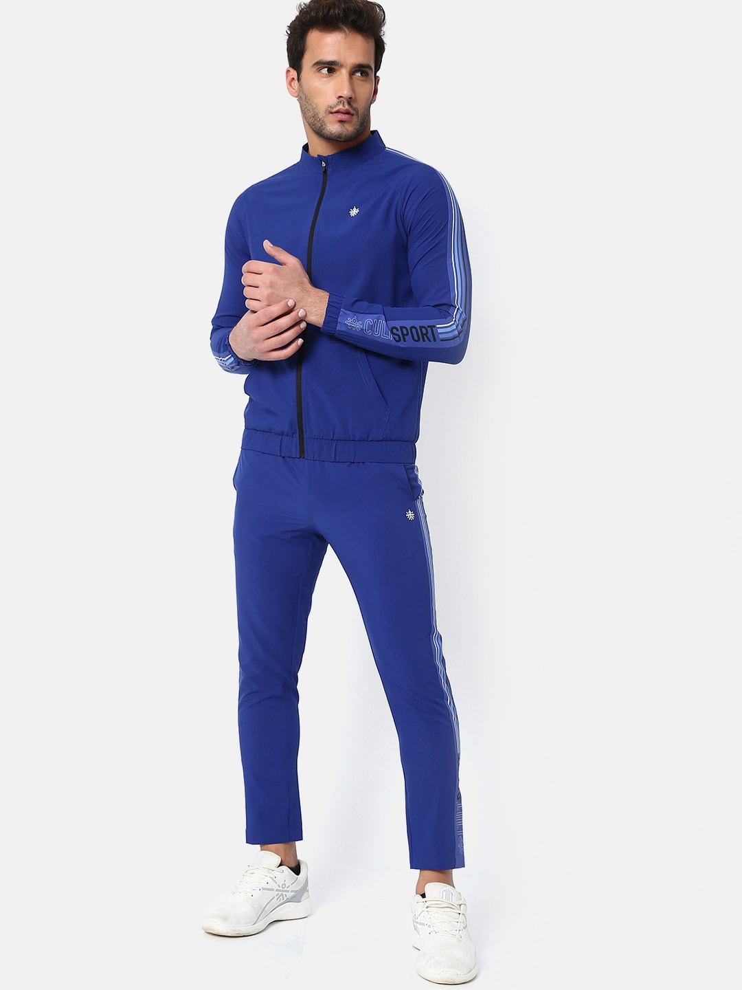 Clothing Tracksuits | Cultsport Men Blue Layr Lifestyle Tracksuit - WW71747