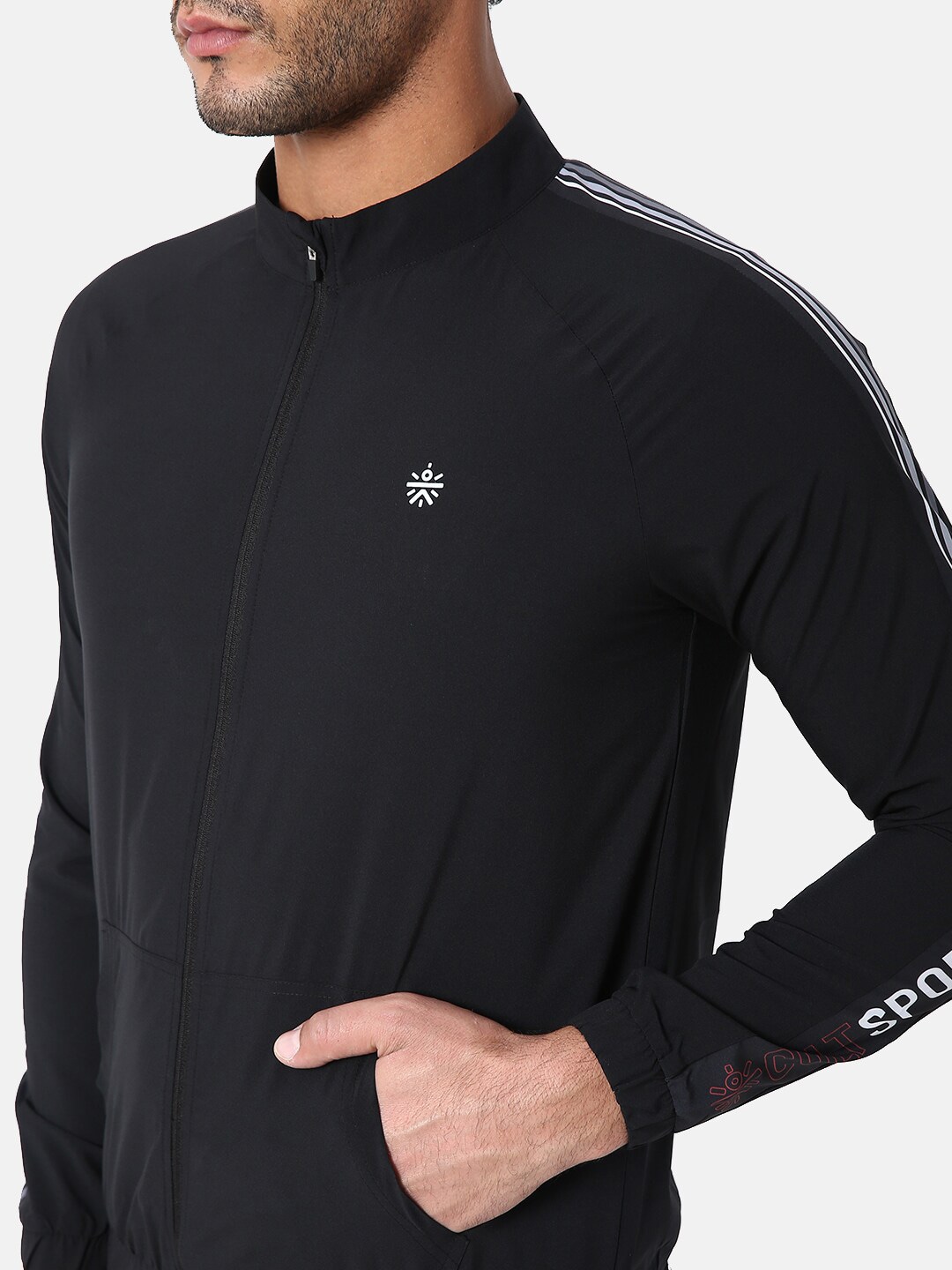 Clothing Tracksuits | Cultsport Men Black Solid Tracksuit - VC32391