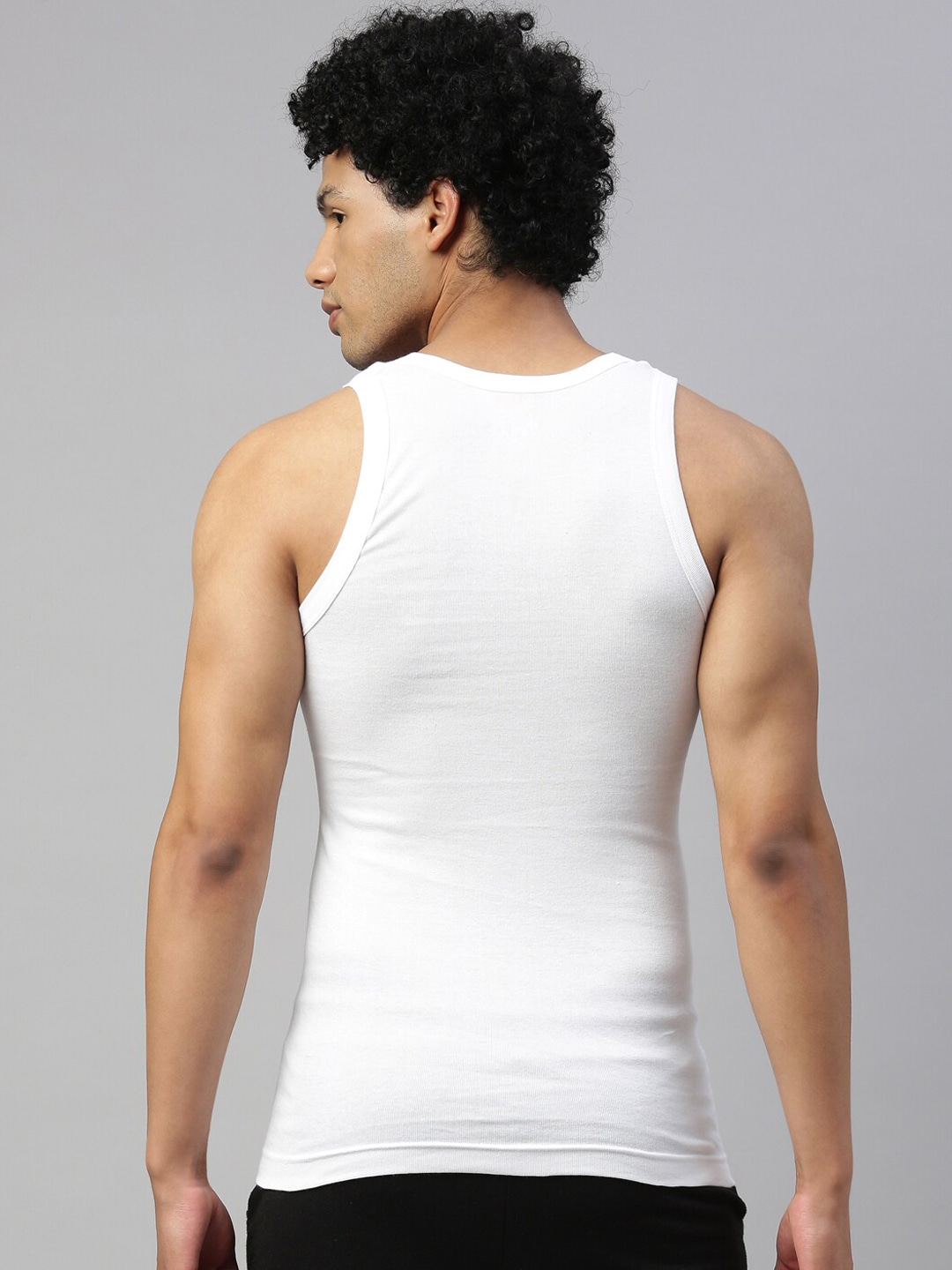 Clothing Innerwear Vests | DIXCY SCOTT MAXIMUS Men Pack Of 2 White Cotton Innerwear Vests MAXV-002-STRIKER VEST-P2 - XQ47103