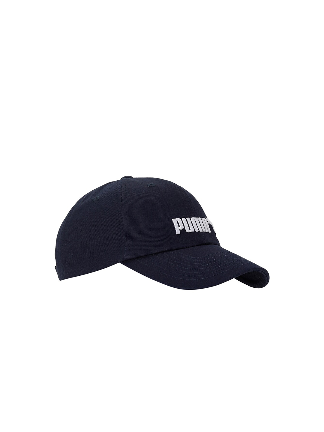 Accessories Caps | Puma Unisex Navy Blue Cotton Essentials No. 2 Logo Baseball Cap - QW19118