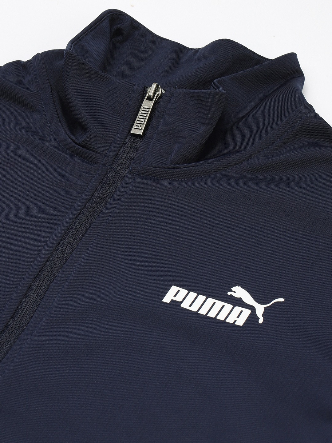 Clothing Tracksuits | Puma Men Navy Blue Solid Tape Tracksuit - DT24878