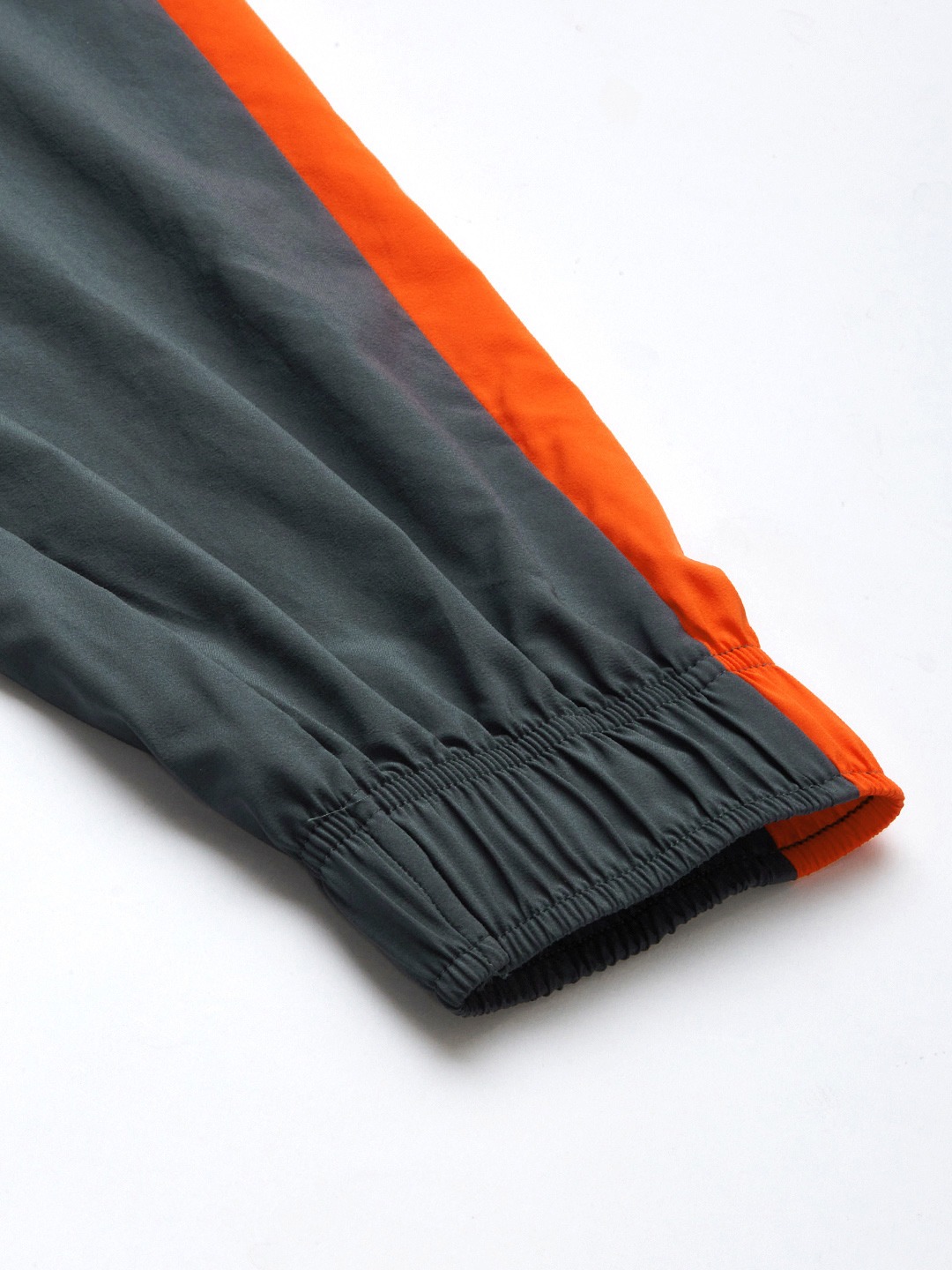 Clothing Tracksuits | Puma Men Orange& grey Colourblocked High Collared Training Track Suit - WC05227