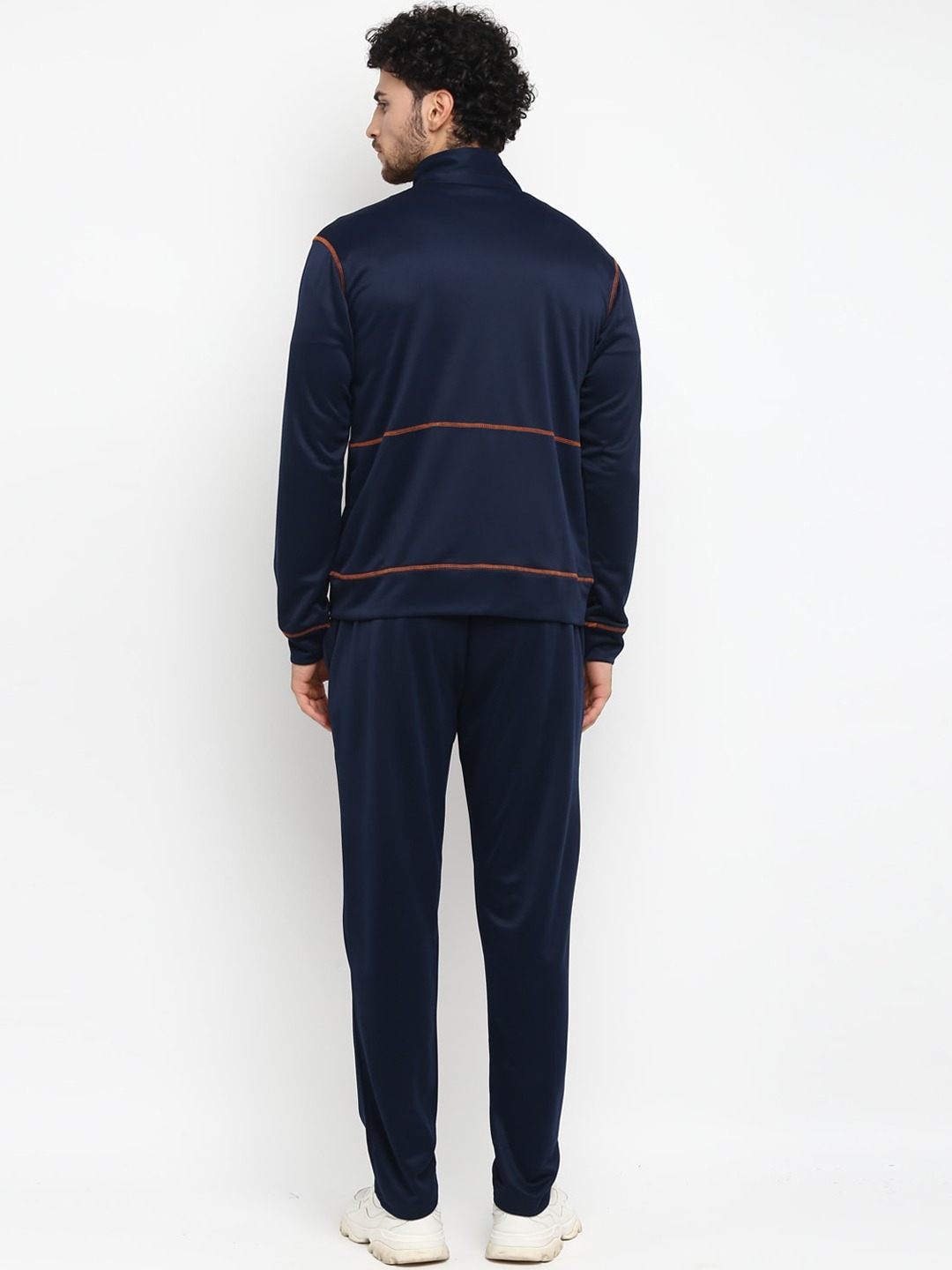 Clothing Tracksuits | OFF LIMITS Men Navy Blue Solid Track Suit - TJ39158