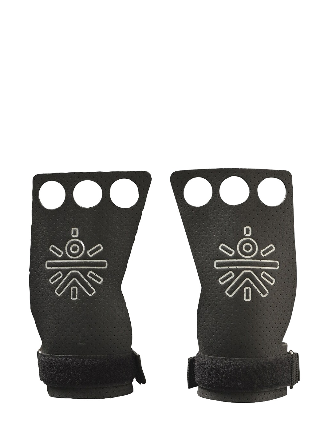 Accessories Sports Accessories | Cultsport Black Printed Gymnastic Gloves - NK65674