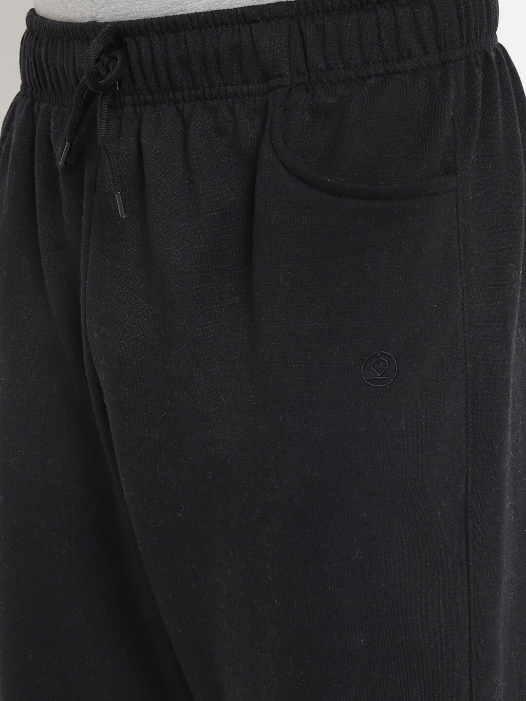 Clothing Tracksuits | Chkokko Men Grey & Black Solid Cotton Hooded Tracksuit - UQ24408