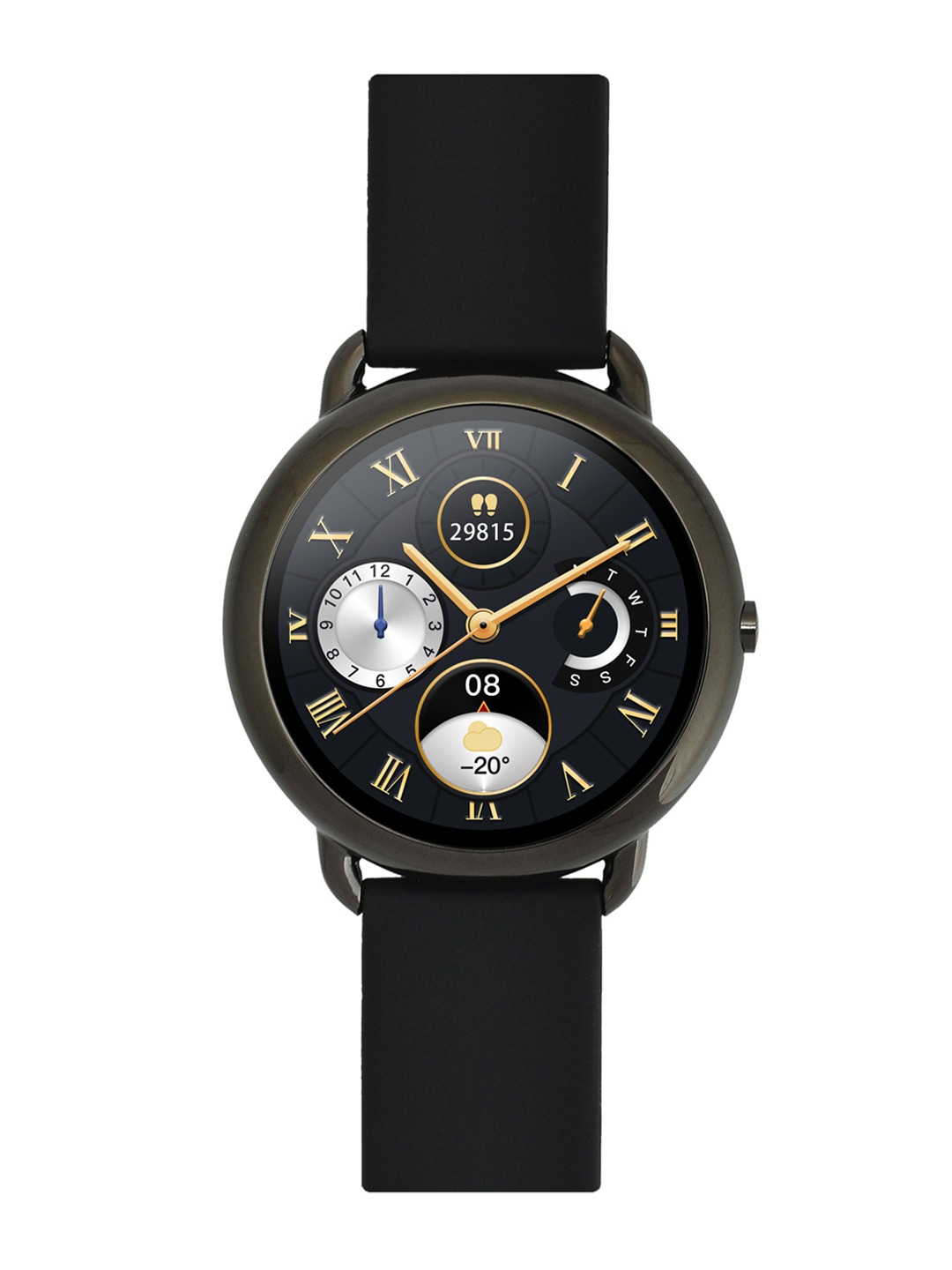 Accessories Smart Watches | Daniel Klein Unisex Black Smartwatch DSM.90001 - JP01320