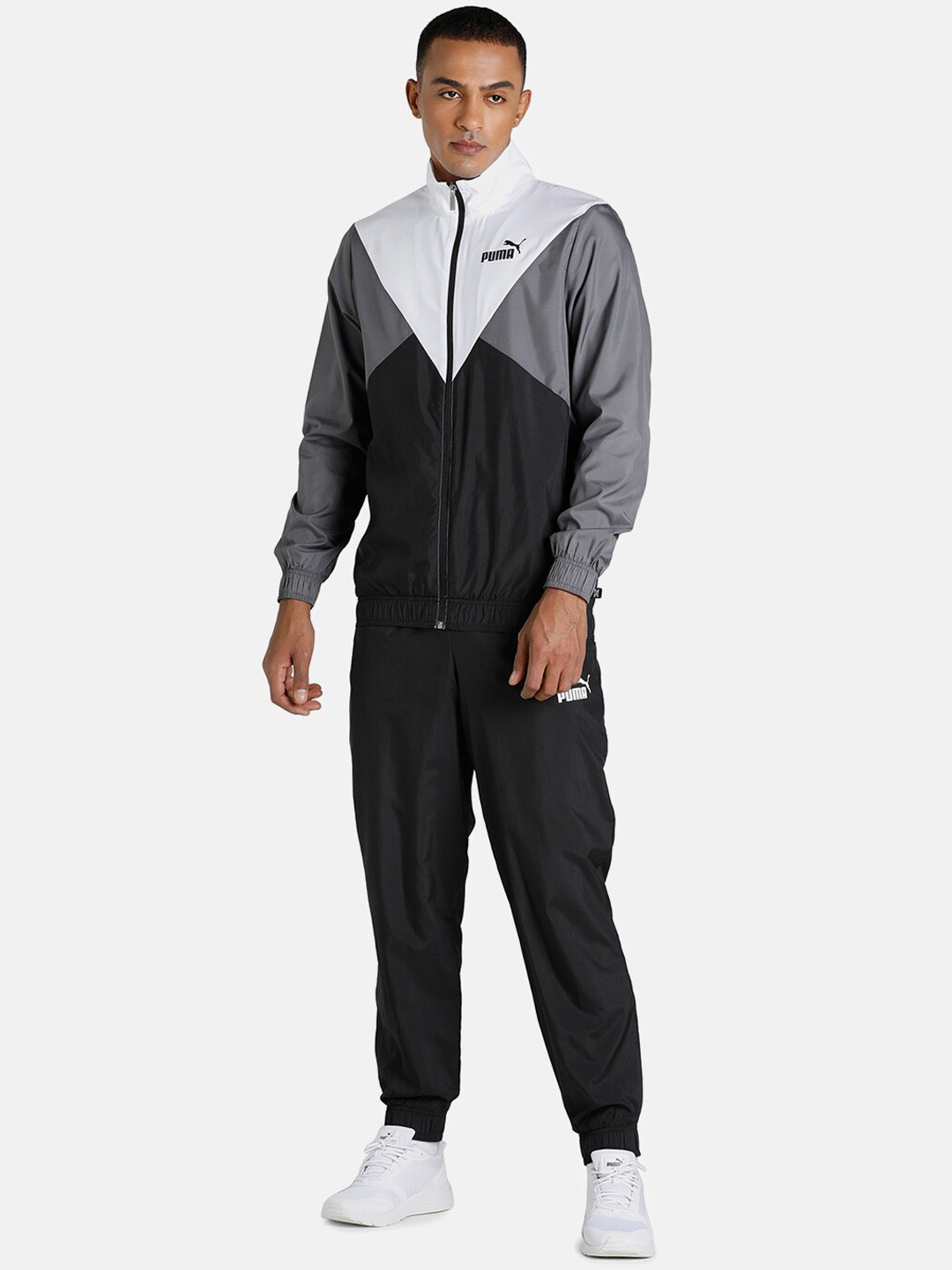 Clothing Tracksuits | Puma Men Black Track Suit - FZ66523