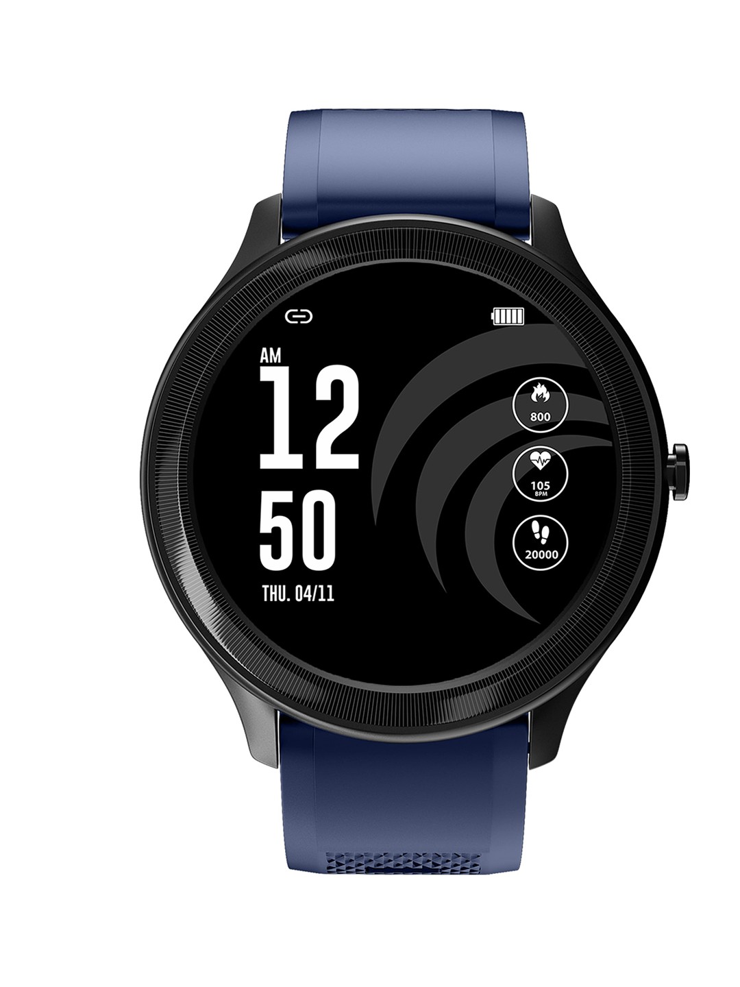 Accessories Smart Watches | Cellecor Unisex Blue & Black Solid ActFit Smartwatch A3 PRO - QY32959
