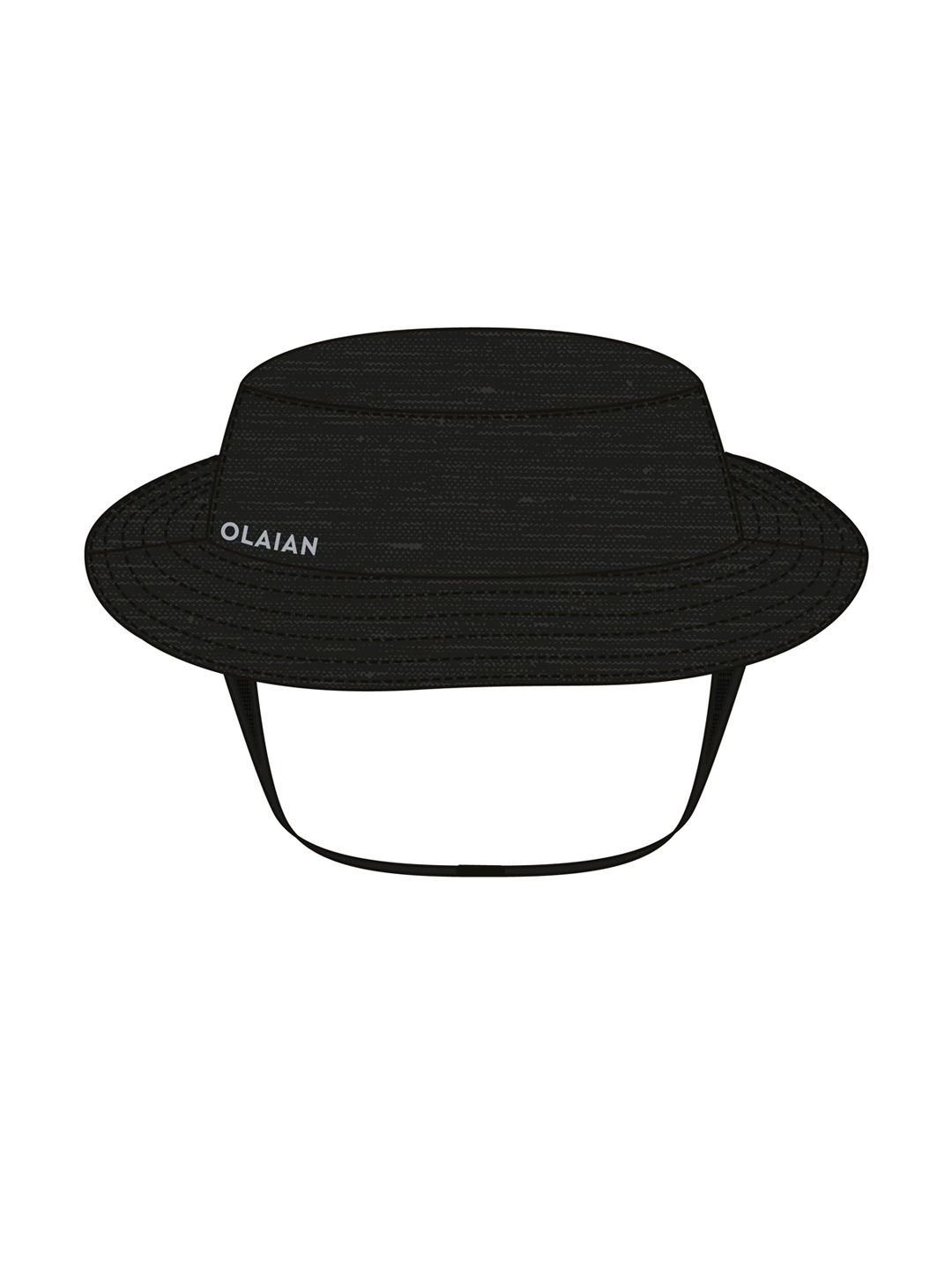 Accessories Hat | OLAIAN By Decathlon Men Black Surf Hat - BU12001