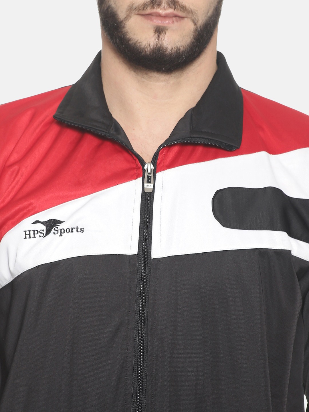 Clothing Tracksuits | HPS Sports Men Black & Red Solid Track Suit - MC88549