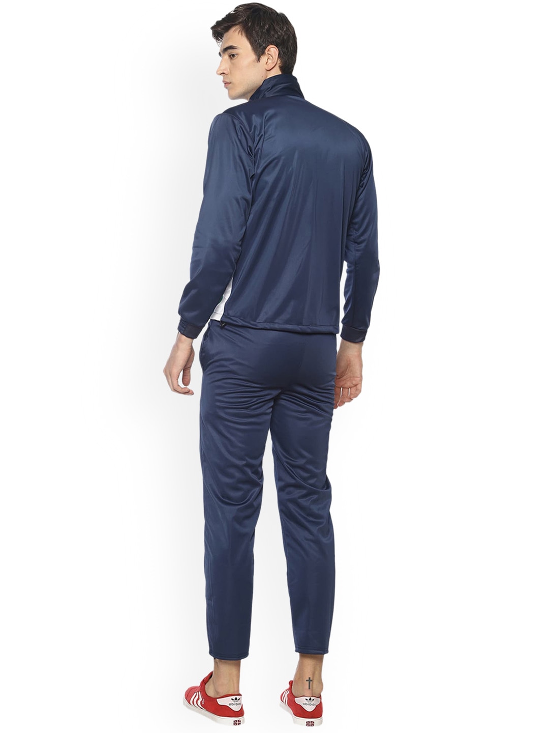 Clothing Tracksuits | HPS Sports Men Blue & White Printed Track Suit - NG83812