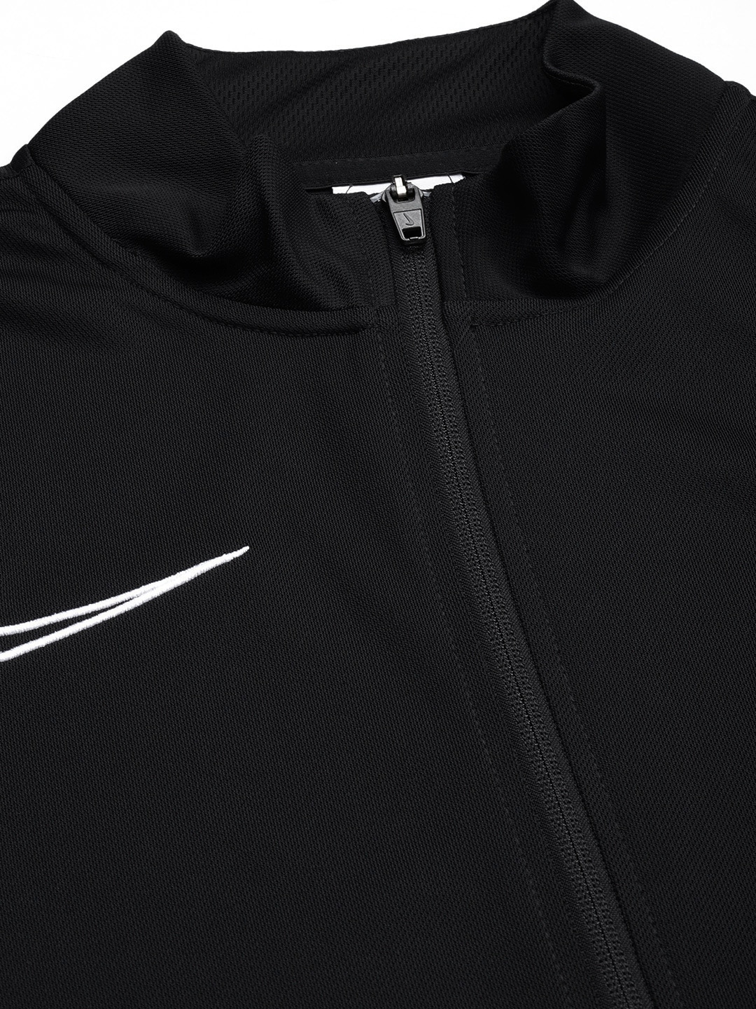 Clothing Tracksuits | Nike Men Black Brand Logo Embroidered Dri-FIT Knit Soccer Tracksuit - EI09176