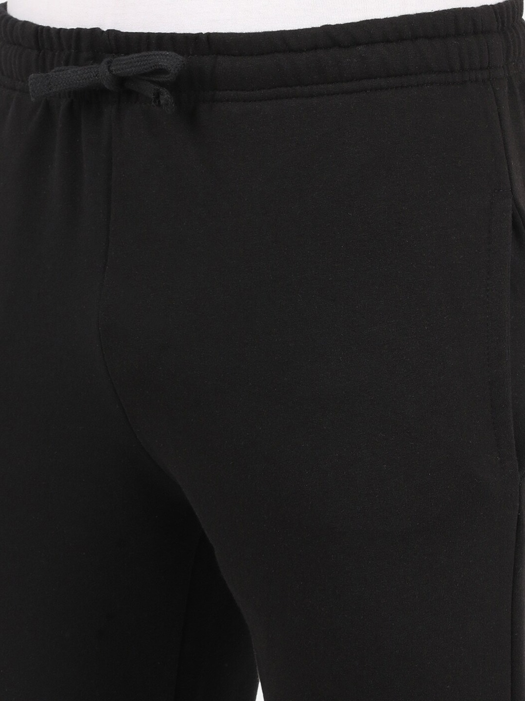 Clothing Tracksuits | MASH UNLIMITED Men Black Solid Cotton Slim-Fit Track Suit - JN49378