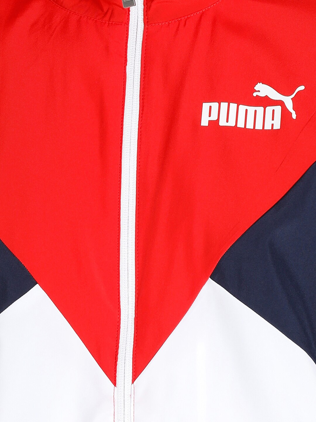 Clothing Tracksuits | Puma Men Navy Blue & Red Colourblocked Track Suit - EY94625