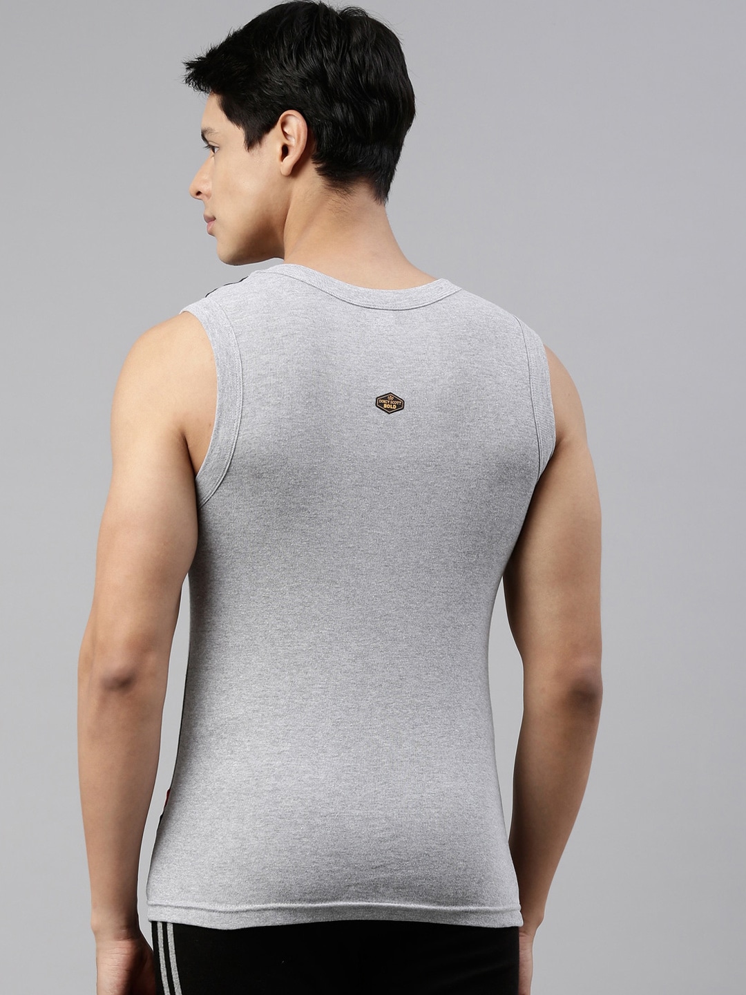 Clothing Innerwear Vests | DIXCY SCOTT Men Pack Of 2 Solid Cotton Innerwear Gym Vest - ML83977