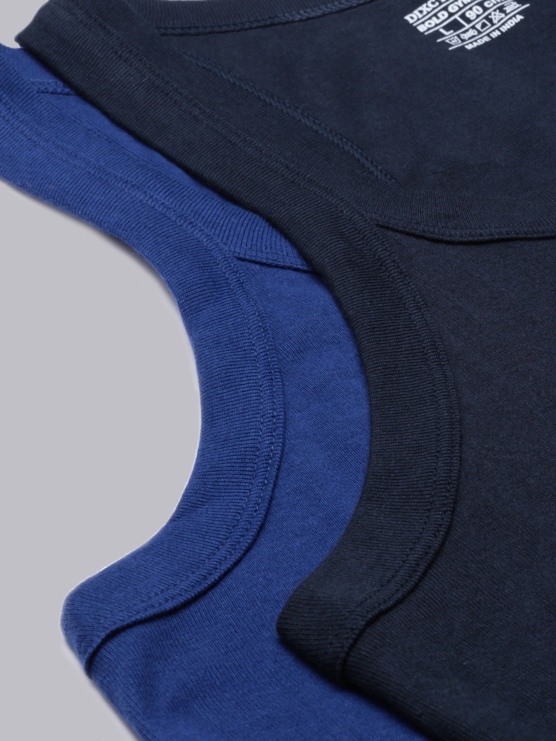 Clothing Innerwear Vests | DIXCY SCOTT Men Pack Of 2 Solid Cotton Gym Vest - ZK98745