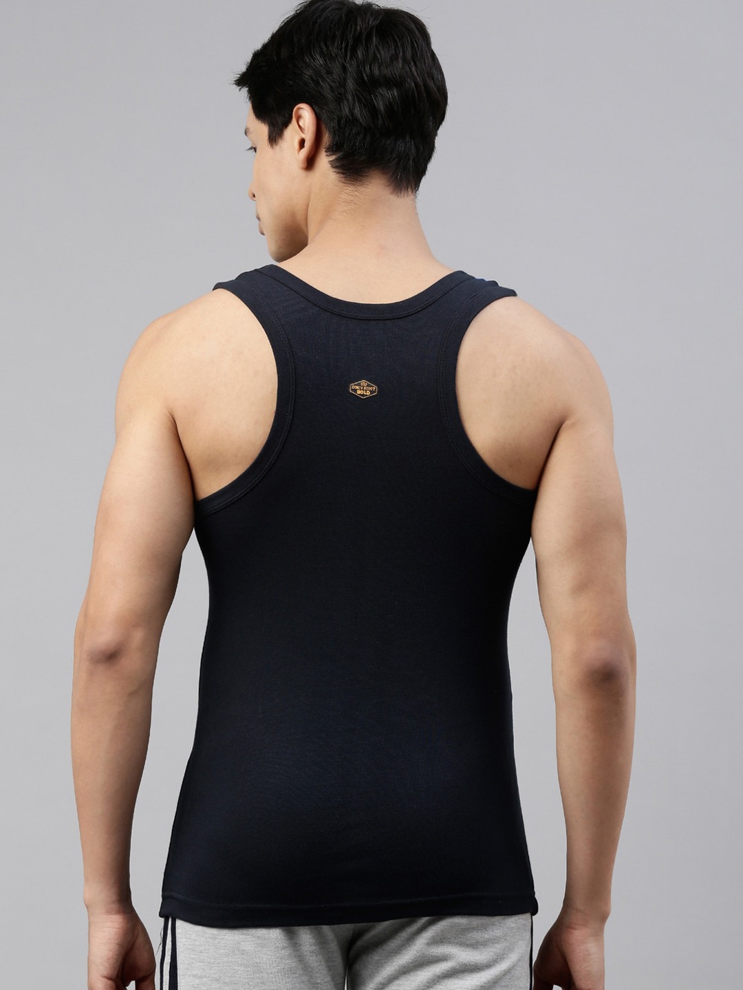 Clothing Innerwear Vests | DIXCY SCOTT Men Pack Of 2 Solid Cotton Gym Vest - ZD78563
