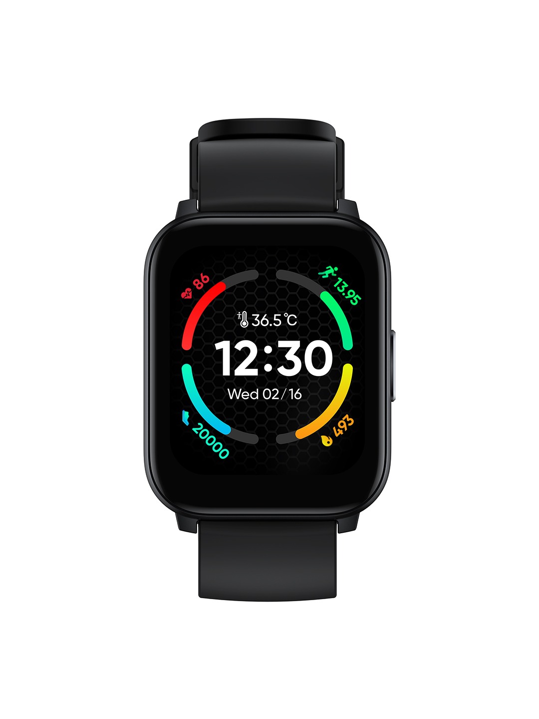 Accessories Smart Watches | Realme Black TechLife Smart Watch S100 - KH36340