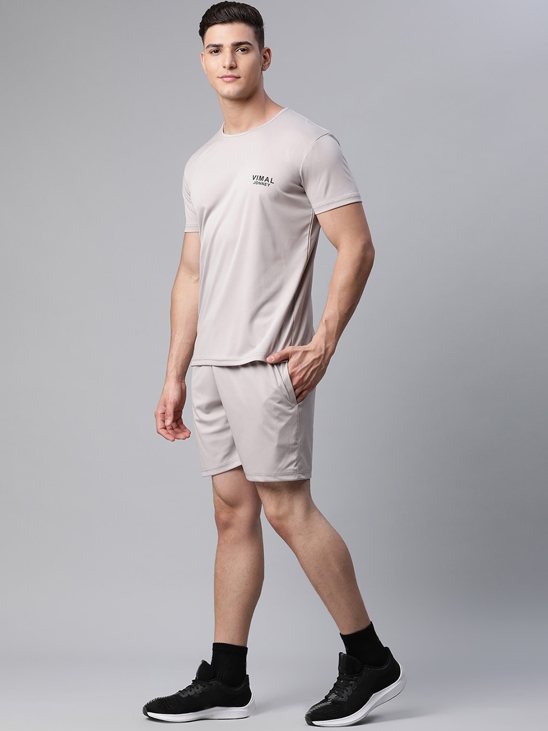 Clothing Tracksuits | VIMAL JONNEY Men Grey Solid Track Suit - QP48204