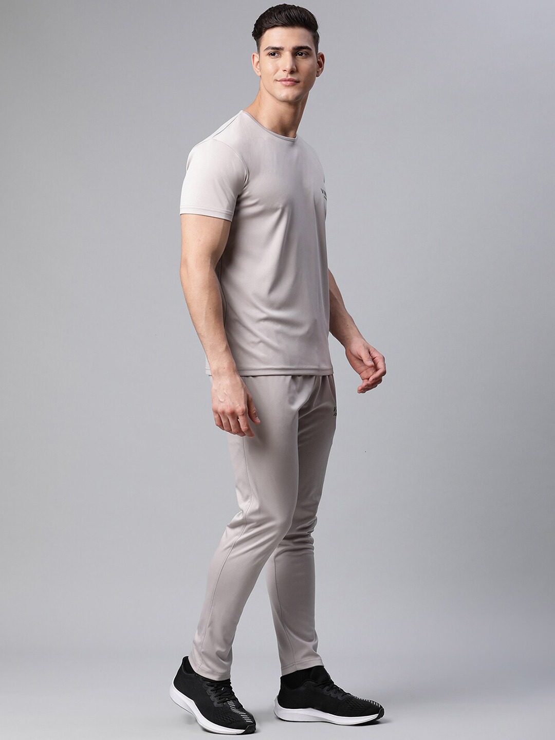 Clothing Tracksuits | VIMAL JONNEY Men Grey Solid Cotton Track Suit - RB47402