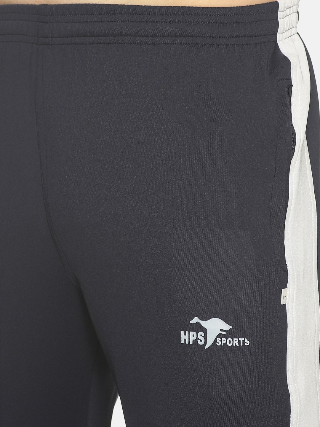 Clothing Tracksuits | HPS Sports Men Navy Blue & White Colourblocked Cotton Tracksuit - BM91974