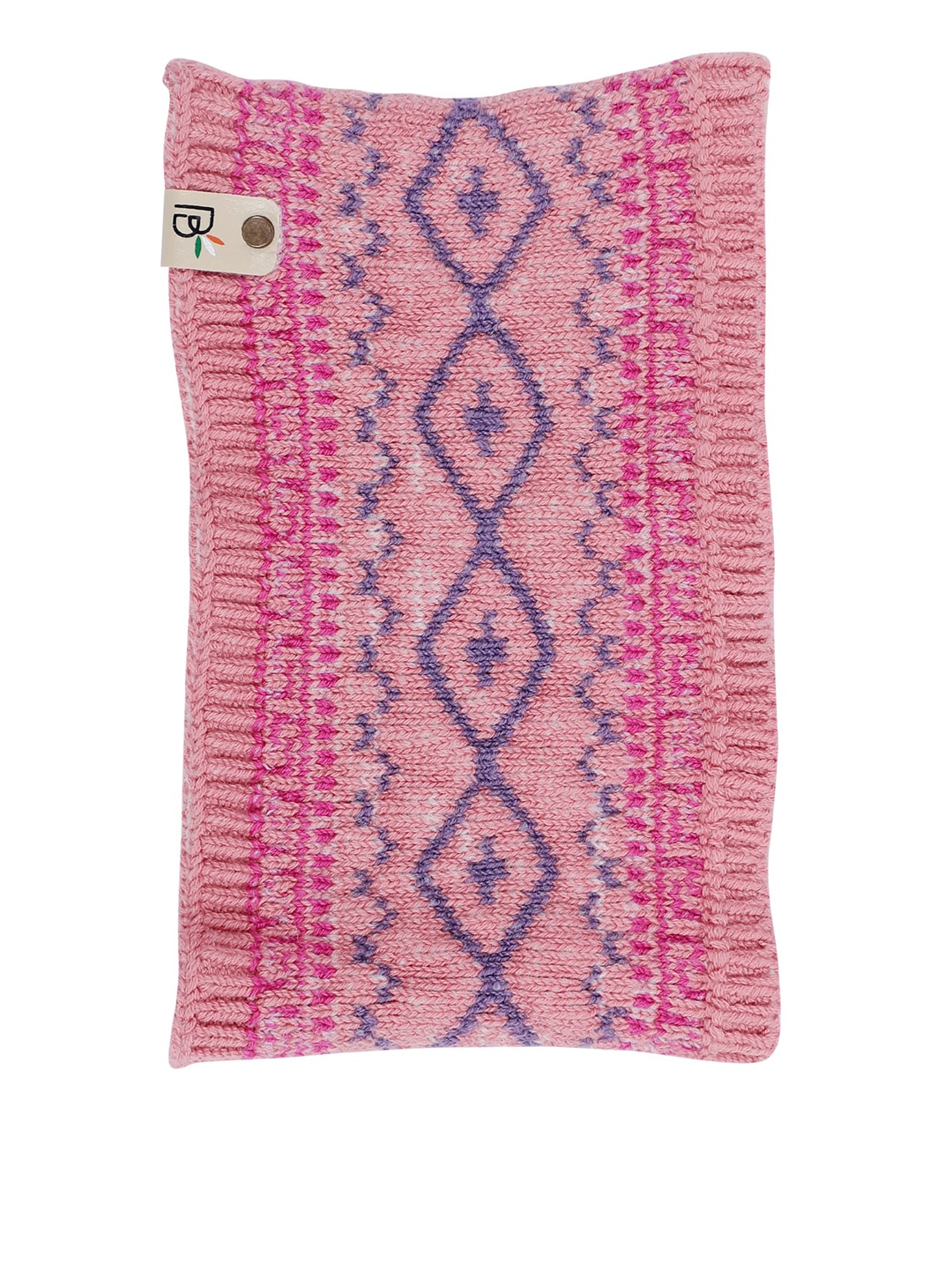 Accessories Headband | Bharatasya Unisex Pink Cotton Sports Sweatband - RZ20873