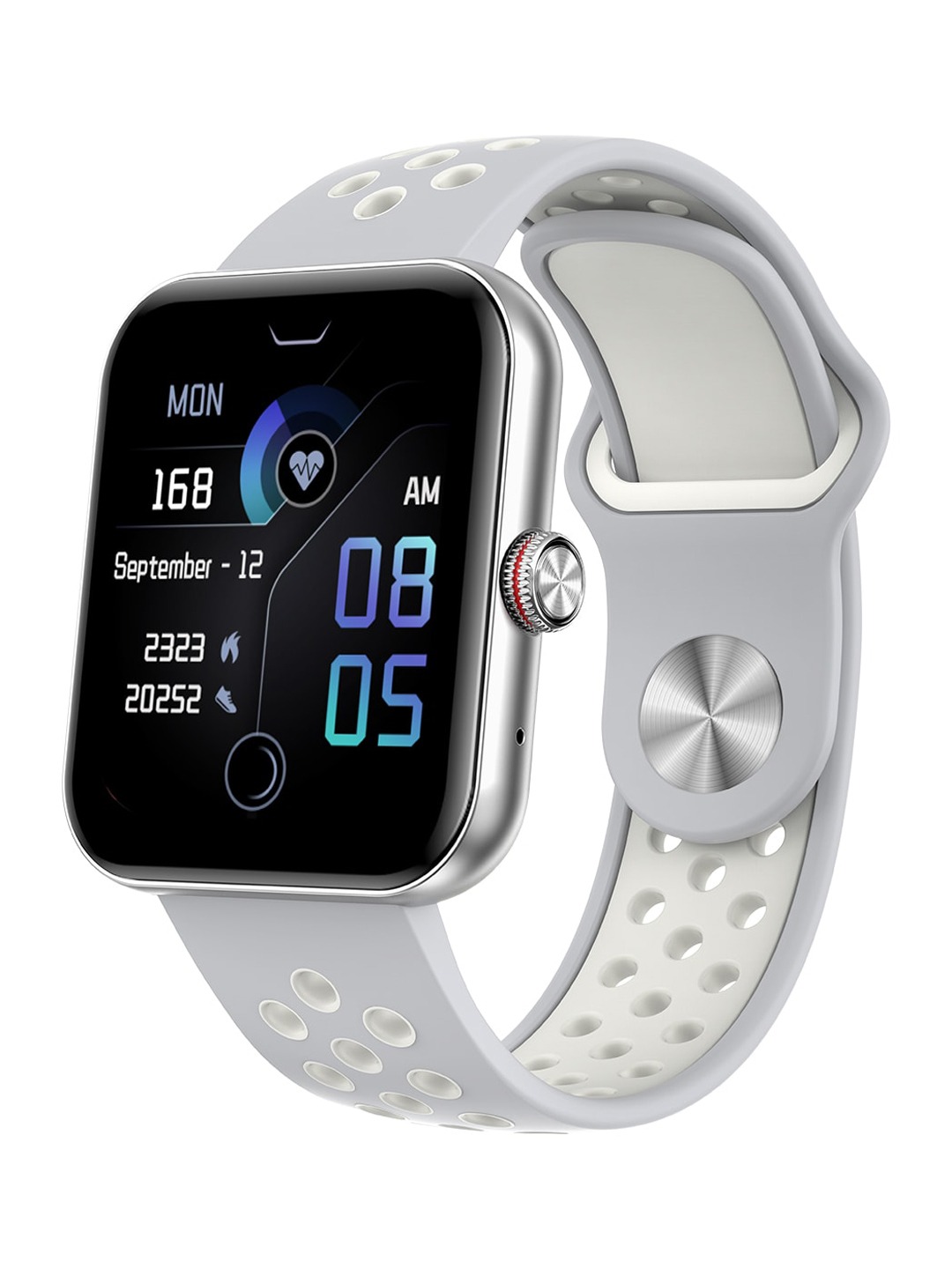 Accessories Smart Watches | CrossBeats White Solid Sense 1.7 Inch Bluetooth Calling Smart Watch - LH52318